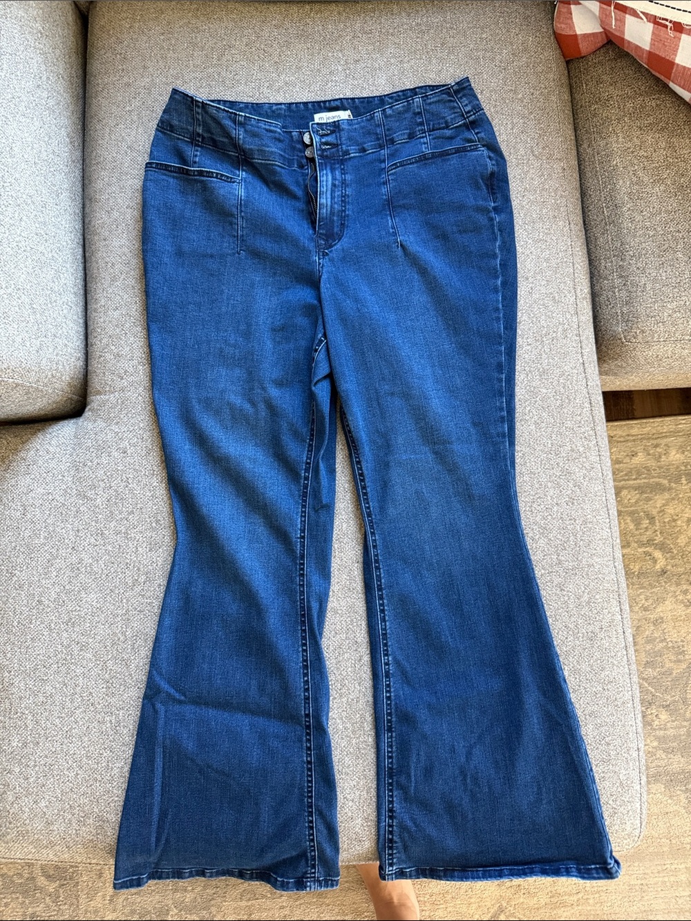 Maurices Women’s Dark Blue Flare Jeans